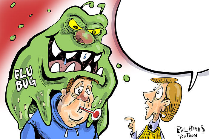 Flu bug You Toon